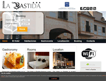 Tablet Screenshot of hotellabastida.com